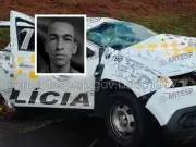 PM rodoviário morre em capotamento na SP-326 em Matão