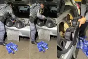 Polícia apreende 21 kg de maconha em caixa de som de carro em Regente Feijó
