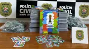 Polícia apreende 680 pacotes de figurinhas falsas da Copa 2026 em MG