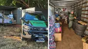 Polícia apreende carga irregular avaliada em R$ 1 milhão na BR-153