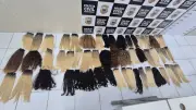 Polícia recupera 55 apliques capilares roubados avaliados em R$ 250 mil