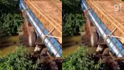 Ponte desaba em Codó e moradores usam rotas alternativas