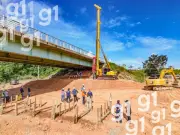 Ponte sobre Rio Caeté na BR-364 interditada após movimentação do solo