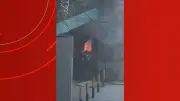 Princípio de incêndio atinge comércio na Avenida Djalma Batista em Manaus