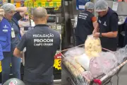 Procon apreende 650 kg de carnes e frios no Assaí em Campo Grande