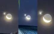 Raro encontro entre Lua e Vênus encanta observadores no Brasil