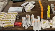 Receita Federal apreende 263 ampolas de medicamento para emagrecimento na Ponte da Amizade