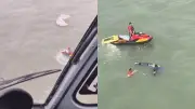 Resgate de kitesurfistas à deriva em Salinópolis dura 30 minutos