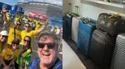 Saga de brasileiros para ver Copa: tornado, noite no aeroporto e R$15 mil extras