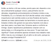 Senado dos EUA aprova resolução que limita ataques de Trump ao Irã