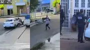 Suspeito de assaltos é atropelado, baleado e preso no Piauí