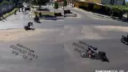 Suspeitos caem de moto roubada durante fuga e são presos em Teresina