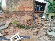 Temporal derruba muro e alaga ruas em Tietê (SP); 98 mm em 1 hora