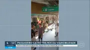 Terceiro acidente na Linha 9-Esmeralda em junho: homem cai nos trilhos