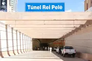 Túnel Rei Pelé interditado parcialmente para manutenção