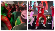 Torcida mexicana dança Gangnam Style após vitória sul-coreana na Copa