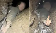 Trilheiro é resgatado após 6 horas preso em fenda de caverna nos EUA
