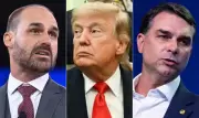 Trump confunde filhos de Bolsonaro ao citar condenação de Eduardo