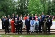 Trump e Lula posam juntos em jantar de gala do G7 na França