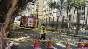 Vazamento de gás interdita vias em obra do Metrô de Fortaleza