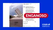 Vídeo de prédio desabando na Venezuela é enganoso; gravação é da Turquia em 2023