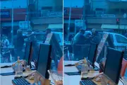 Vídeo mostra homem levando tapa de PM após discussão em Guarujá