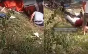 Vídeo mostra resgate de único sobrevivente de queda de avião em Marília