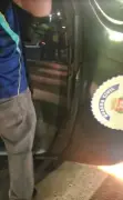 Viatura da GCM capota após batida na Avenida Rebouças em SP