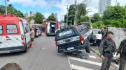 Viatura da PM se envolve em acidente com idosas em João Pessoa