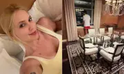 Virginia mostra quarto em hotel de luxo nos EUA: 'apartamento imenso'