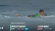 Weslley Dantas vence Seth Moniz e avança em Saquarema