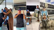 Zelador se aposenta após quase 10 anos e recebe homenagem emocionante no PI