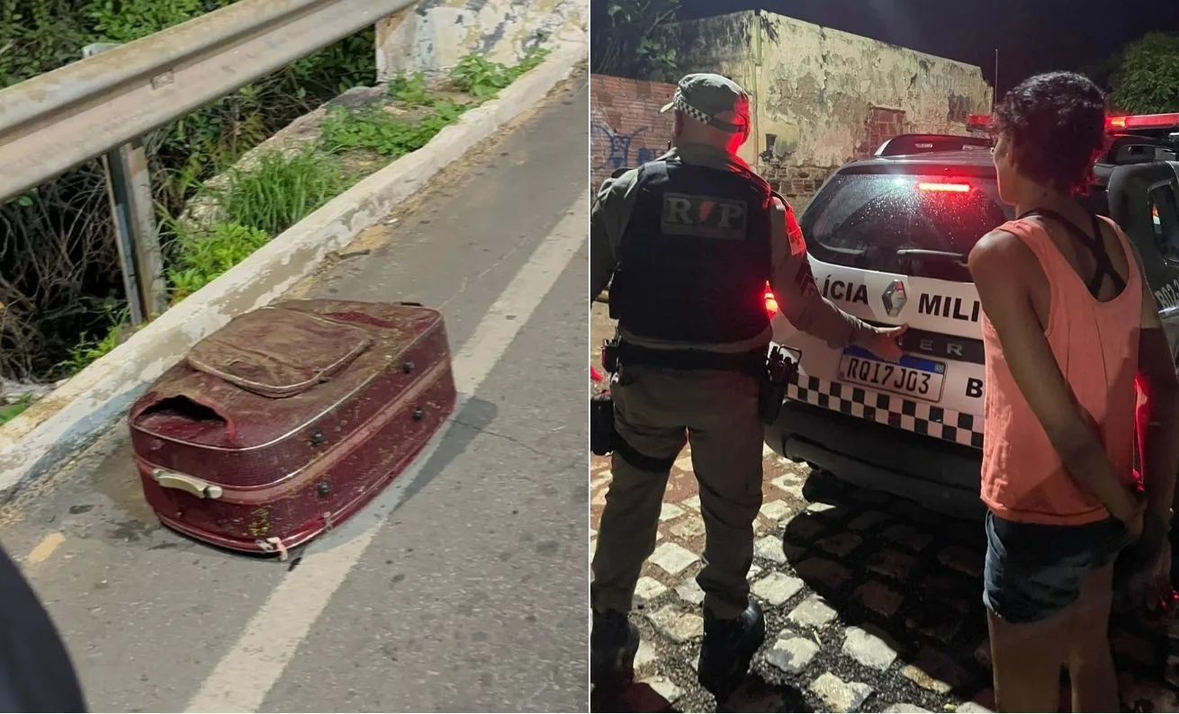 Corpo de mulher é encontrado dentro de mala em Mossoró; suspeita confessa crime
