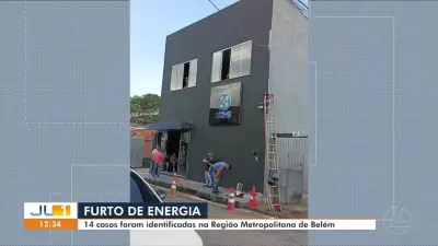 14 casos de furto de energia na Grande Belém em menos de 3 dias