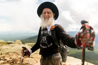 Aos 91 anos, Dale Sanders busca recorde na Trilha dos Apalaches