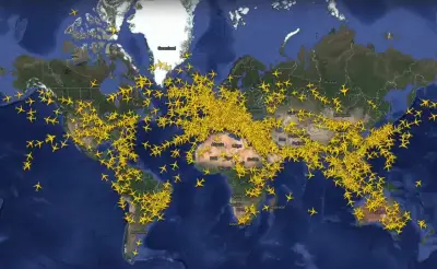 Aviação global bate recorde: 153 mil voos em um único dia