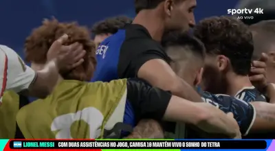 Bellingham dá tapa em jogador argentino após derrota na semifinal da Copa