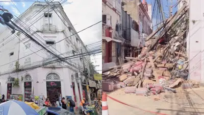 Belém libera pedestres após desabamento de casarão histórico