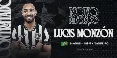 Botafogo anuncia zagueiro Lucas Monzón por US$ 800 mil