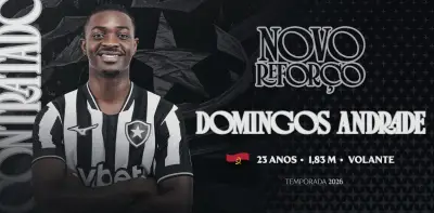 Botafogo contrata volante angolano Domingos Andrade