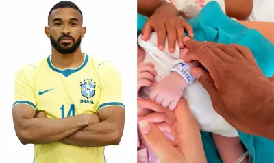 Bremer anuncia nascimento da segunda filha, Helena, após Copa