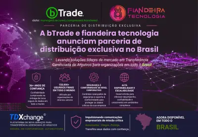 bTrade e fiandeira anunciam parceria estratégica exclusiva no Brasil