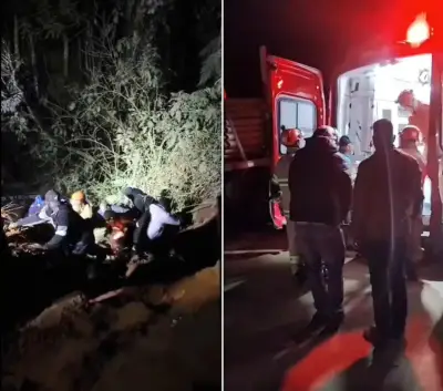 Caminhão tomba em Sumidouro e motorista fica ferido