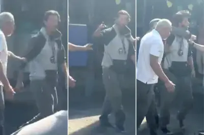 Caminhoneiro agride PMs após levar soco em protesto da MP do Frete em Santos