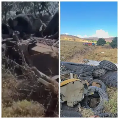 Caminhoneiro morre em acidente na LMG-635 em Mato Verde