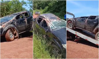 Capotamento em Rorainópolis deixa cinco feridos leves