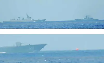 China realiza exercício de tiro real na zona econômica do Japão