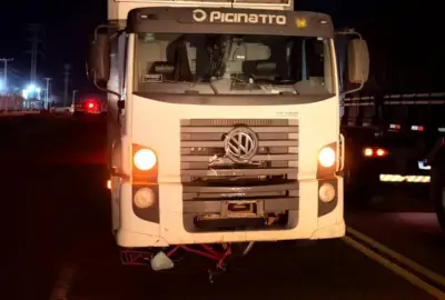 Ciclista morre atropelada por caminhão em Dourados