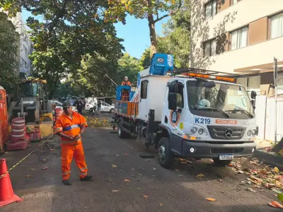 Copacabana ganha mutirão de manutenção e limpeza urbana até sexta-feira
