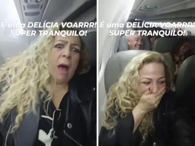 Coreógrafa grita em turbulência e vídeo viraliza na web